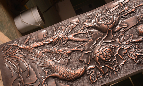 青岛泰明铜门铜板加工工艺
