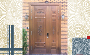 黄铜门安装案例