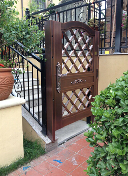 庭院铜门TM-6060安装案例